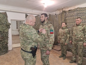Очередной награды удостоился военнослужащий из Чародинского района